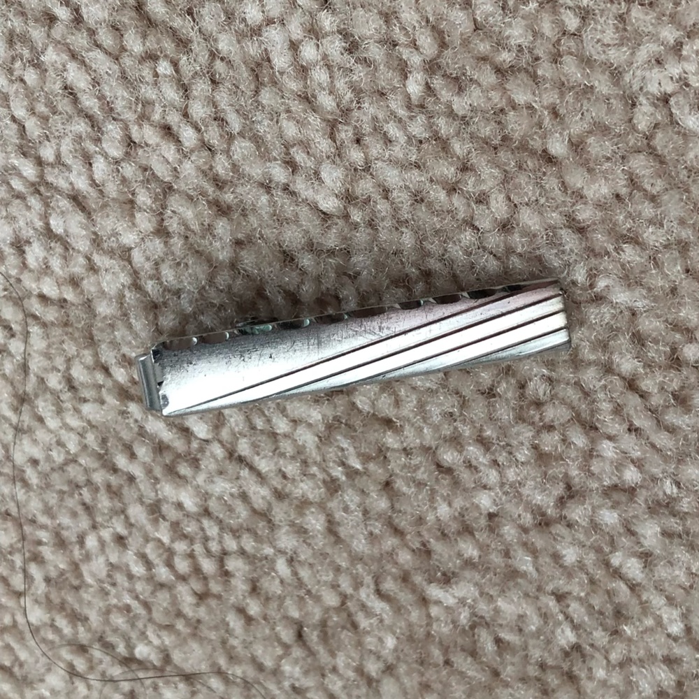 Anson sterling silver tie bar clip